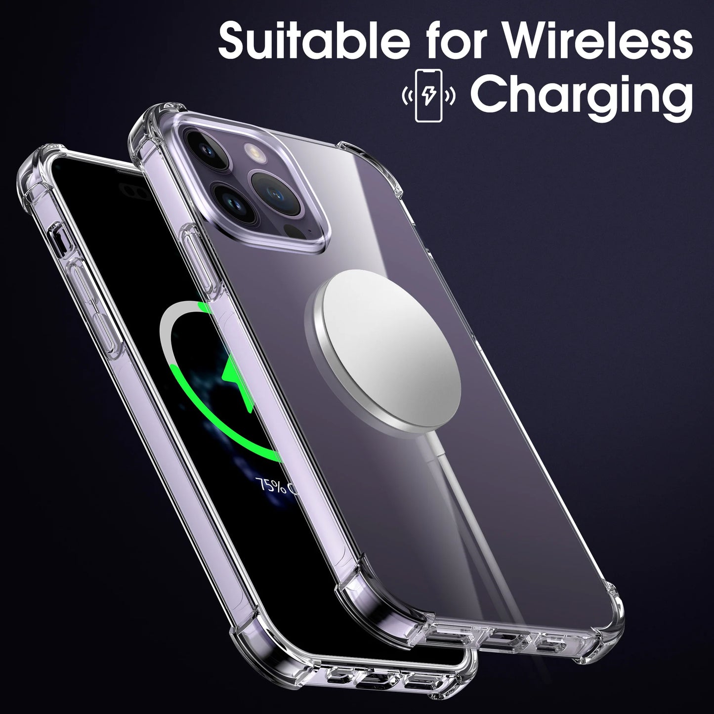 Clear Shockproof Phone Case For iPhone 15 14 13 12 11 Pro Max XR XS Max Lens Protection Case on iPhone 11 12 13 14 15 Back Cover