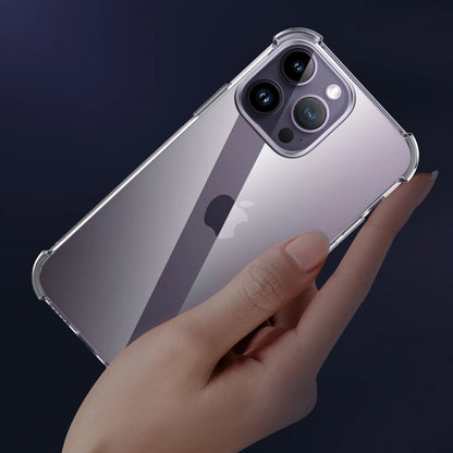 Clear Shockproof Phone Case For iPhone 15 14 13 12 11 Pro Max XR XS Max Lens Protection Case on iPhone 11 12 13 14 15 Back Cover