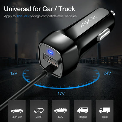 RAXFLY Type C Micro USB For iPhone Car Charger Fast Charging