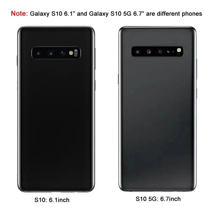 New Battery Back Cover For Samsung Galaxy S10 5G SM-G977 Back Cover 3D Glass Panel Rear Door Housing Case Adhesive Camera Lens