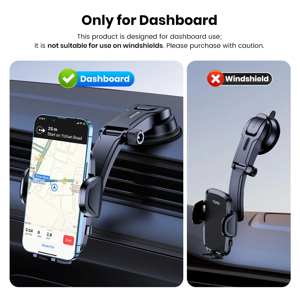 Car Phone Holder Stand Gravity Dashboard Phone Holder