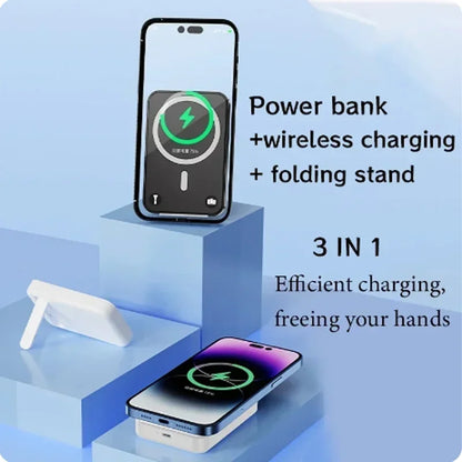 Magnetic Power Bank for iPhone 12 13 14 15 Magsafe Power Bank Portable Wireless Charger Auxiliary External Backup Battery