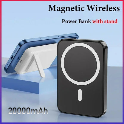 Magnetic Power Bank for iPhone 12 13 14 15 Magsafe Power Bank Portable Wireless Charger Auxiliary External Backup Battery