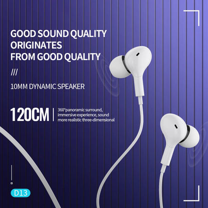 Type C Jack Wired Earbuds Headphones With DAC Microphone DAC HiFi Stereo for Samsung Galaxy S23 S21 S22 A54 A34 A53 A53 Ultra