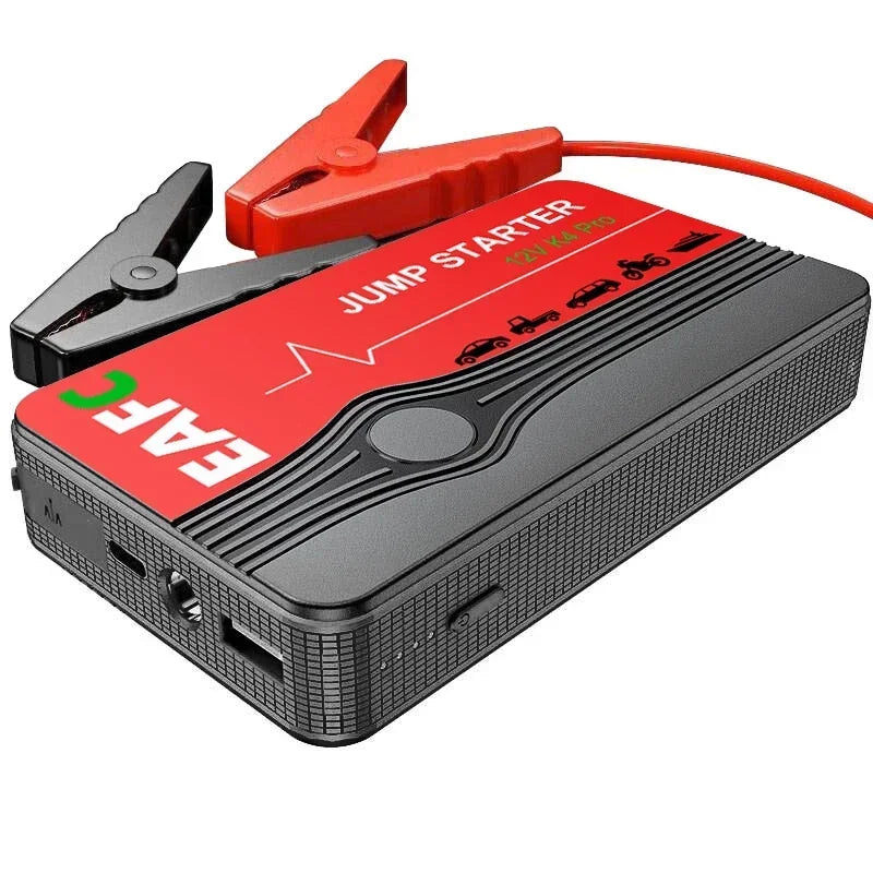 12V Portable Car Jump Starter Auto Battery Booster Charger Car Emergency Booster Power Bank Starting Device