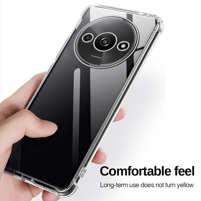 For Xiaomi Redmi A3 Clear Phone Case RedmiA3 Soft Back Cover Xiami Readmi A 3 Xaomi Xiomi Redmy 3A Shockproof Protective Shell