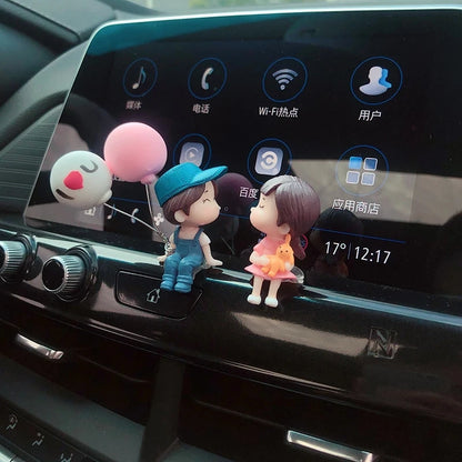 Car Accessories Cute Cartoon Couples