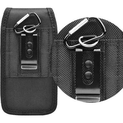 STONEGO 3.5-6.8inch Phone Nylon Pouch Cell Phone Belt Clip Carrying Holster Case Waist Bag for IPhone,Samsung Galaxy