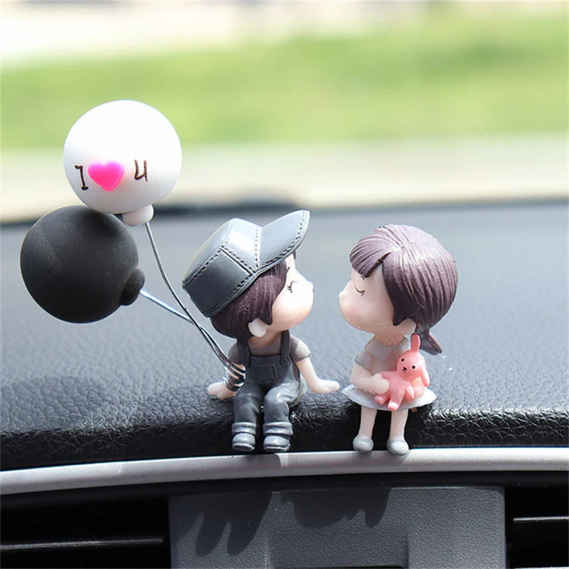 Car Accessories Cute Cartoon Couples