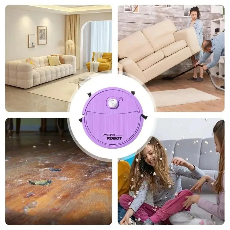 Three in One New Robot Cleaner Sweeping Suction Mopping Cleaning Machine Home Appliance Kitchen Robots Electric Mops