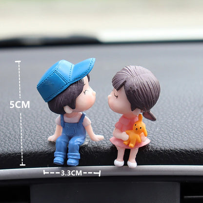 Car Accessories Cute Cartoon Couples