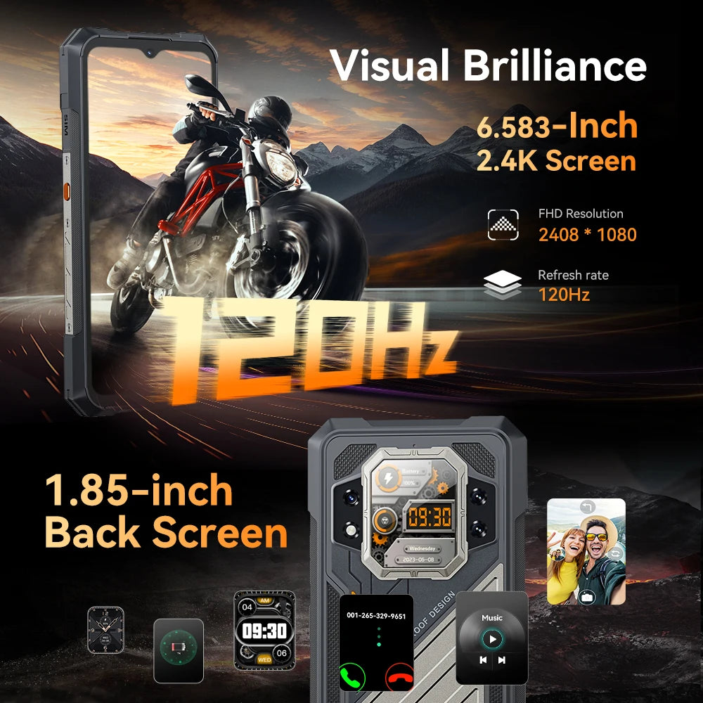 [World Premiere] CUBOT KINGKONG X, Rugged Smartphone 5G, 32GB RAM+256/512GB ROM, 10200mAh, 120Hz Screen, NFC, WiFi 6