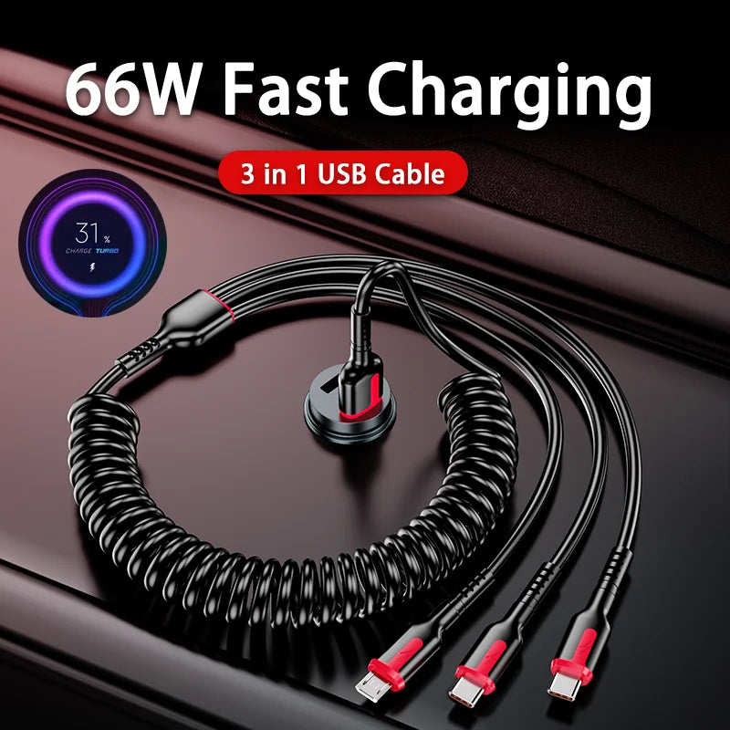 3 in 1 Fast Charging Data Cable