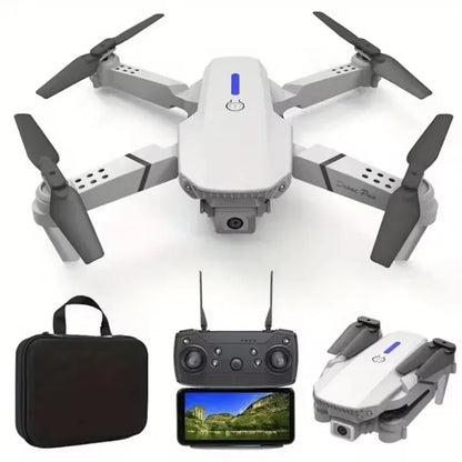 2024 E88Pro RC Drone 4K Professinal With 3 Battery 1080P Wide Angle HD Camera Foldable Helicopter WIFI FPV Height Hold Gift Toy