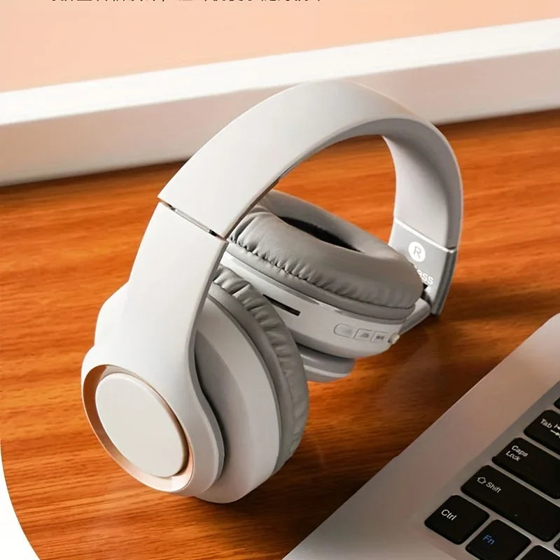 Headphones Bluetooth HIFI Wireless Stereo Over Ear Earphone Handsfree Headset Ear Buds Head Phone Headset For iPhone Xiaomi