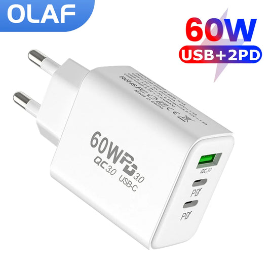 Olaf 60W PD Fast Charger Usb C Charger